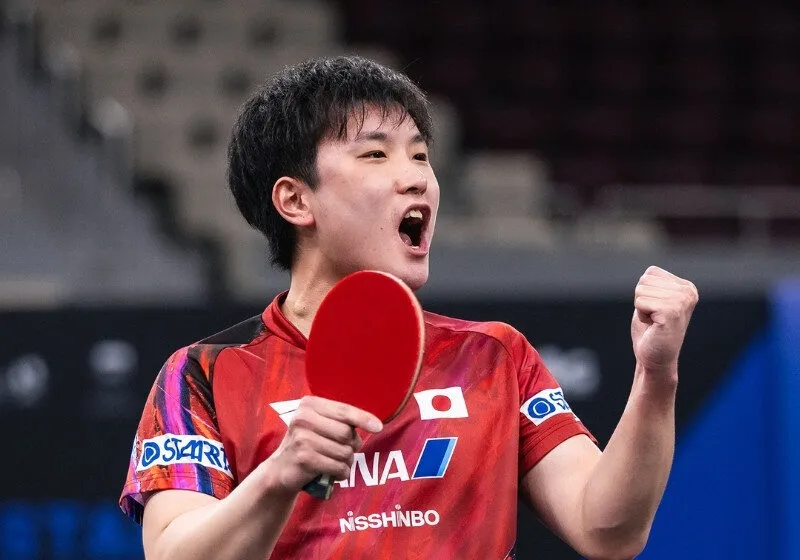 Tomokazu Harimoto tuy còn trẻ nhưng đã giữ vị trí thứ 4