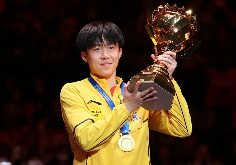 Wang Chuqin hiện giữ vị trí số 2 trên bảng xếp hạng bóng bàn