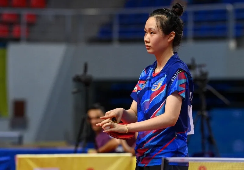 Nguyễn Thị Phương là tay vợt trẻ đang lên của Việt Nam